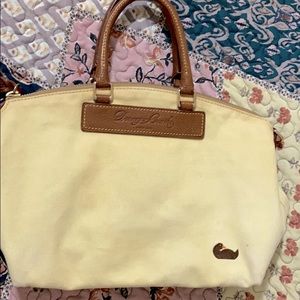 Dooney & Bourke Florentine Leather and Canvas Bag
